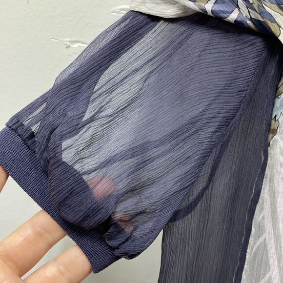 Sportmax Silk Layered Blouse Small - Picture 5 of 8